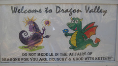 Welcome Sign to Dragon Valley