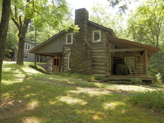 side of house showing garage