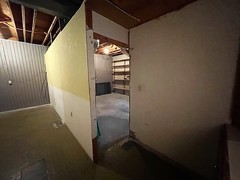 Entry to Basement Storage Space